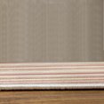 thumbnail image 3 of Retro Turkish Area Rug, Classical Vertical Stripes Pattern Texture Image Old Fashioned Display Art, Soft Carpet for Living Room Decor with Distressed Look, 6.6' X 9.6', Coral Rose, by Ambesonne, 3 of 4