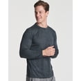 thumbnail image 2 of Real Essentials 3 & 5 Pack: Men's Mesh Quick Dry Athletic Long Sleeve T-Shirt UPF SPF UV Sun (Available In Big & Tall), 2 of 6