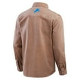 thumbnail image 3 of Men's Darius Rucker Collection by Fanatics Brown Detroit Lions Garment Dyed Long Sleeve Full Snap Shirt, 3 of 5