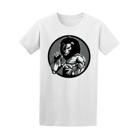 A Lion Man Fighter Pose Tee Men's -Image by