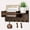 Brown, variant on FORICOM Mail Organizer for Wall Mount – Key Holder with Shelf Includes Letter Holder and Hooks for Hallway  Decor – Rustic Wood with Flush Mounting Hardware (12” x 4.7” x 3.1”) (Black)