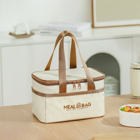 

Fufafayo Today Deals Outdoor Picnic Bag Insulated Bag Refrigerated Bag Picnic Basket Constant Temperature Bag Thick Aluminum Foil Large Capacity Handbag