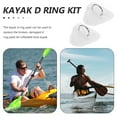 thumbnail image 3 of Worgeous 2Pcs Surfboard Cord Rings Boat Ring Fittings Kayak Back Buckle Kayak Cords Fixing Buckle, 3 of 9