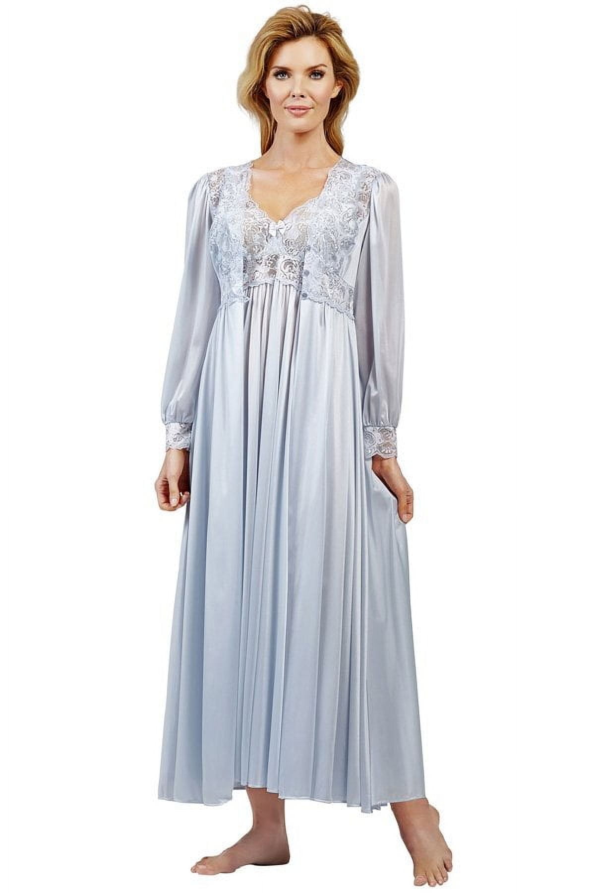 Velrose Lingerie Shadowline Silhouette Gown and Peignoir Set 51737/51737X