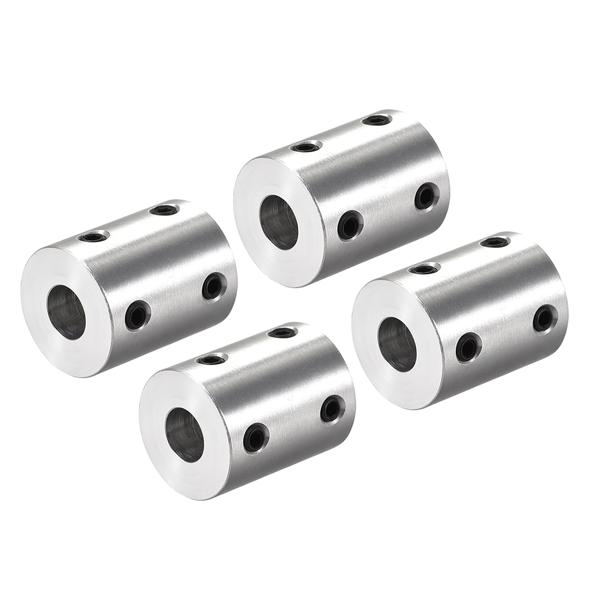 6.35mm to 8mm Bore Rigid Coupling 25mm Length 20mm Diameter Aluminum