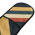 thumbnail image 4 of Yayeee Double Oven Mitt Kitchen Heat Resistant Baking 35" x7" Quilted Glove, Beige Stripes, 4 of 6
