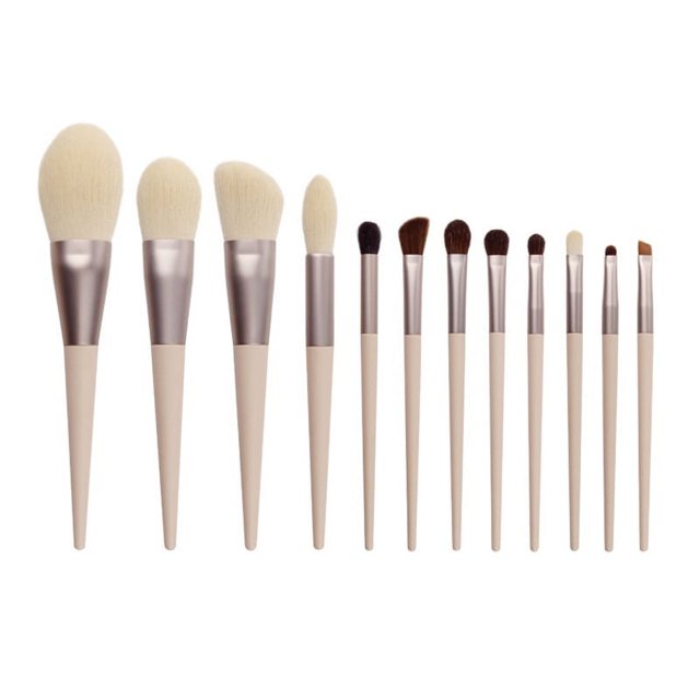 Juego de brochas cosméticas, 12 brochas de maquillaje profesionales, juego de brochas de maquillaje súper suaves, juego de brochas de maquillaje, estándares líderes en la industria