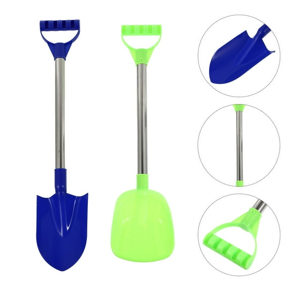 LULULION 1Set Multifunction Snow Removal Tool Easy Grip Plastic Shovel for Outdoors