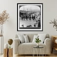 thumbnail image 4 of Historic Framed Print, The Emperor's Grand Master of Horse passing through the main street of Seoul (looking west), Korea, 17-7/8" x 21-7/8", 4 of 9