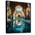 thumbnail image 2 of Designart "Andalusian Delights Moorish Architecture in Spain I" Cityscapes Floater Framed Wall Decor, 2 of 7