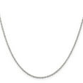 thumbnail image 3 of Auriga Fine Jewelry 925 Sterling Silver 1.6 mm Loose Rope Chain Necklace for Women 30", 3 of 6