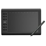 Angle View: Abanopi 10moons G10 Digital Art Graphics Drawing Tablet 10 x 6 Inches Ultralight Art Creation Sketch with Battery-free S