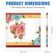 thumbnail image 2 of 1-Gang Screwless Pioneer Floral Decorative Wall Plates,Size 1-Gang 2.9"W X 4.7"H,Unbreakable Thermoplastic Faceplate Cover for Kitchen Living Room Bedroom Decorator Receptacle Outlet Switch, 2 of 5