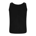 thumbnail image 5 of Guzom Womens Summer Casual Fashion Wave Pattern Round Neck Sleeveless Tank Top,Black,Size M, 5 of 6