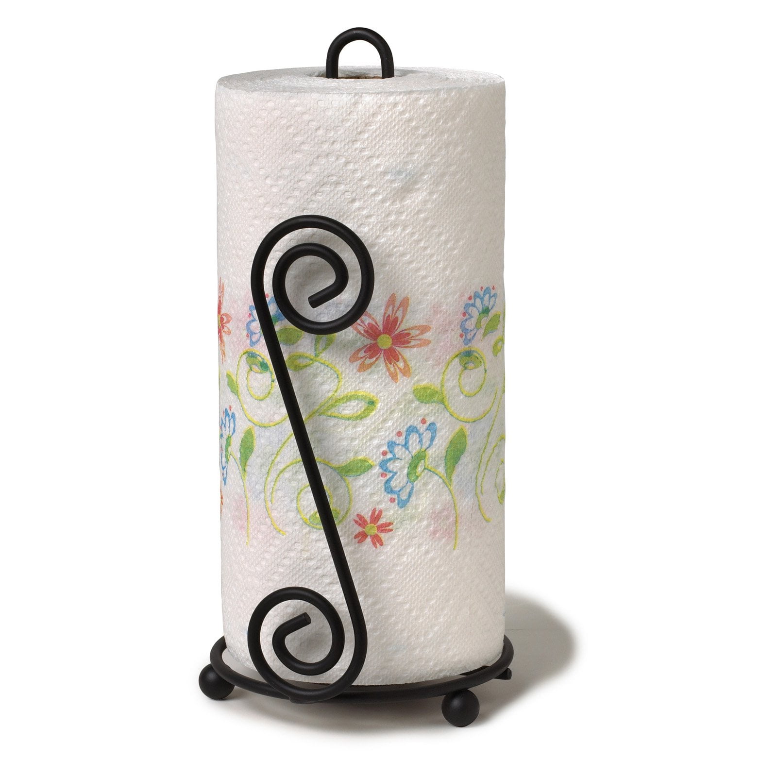 Scroll Deco Freestanding Paper Towel Holder Red Barrel Studio