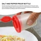 thumbnail image 5 of 4PCS Salt and Pepper Shakers Moisture Proof Salt Shaker with Red Covers Lids Plastic Airtight Spice, 5 of 5