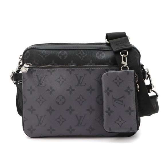 Pre-Owned Louis Vuitton Monogram Eclipse Reverse Trio Shoulder Handbag M69443 RFID Messenger