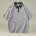 thumbnail image 1 of RMGVDSD Mens Golf Polo Shirts Casual Loose Fit Collared Short Sleeve T Shirt For Spring Summer Polo Shirts For Men Classic Fit Shirt Stylish Shirts, 1 of 2