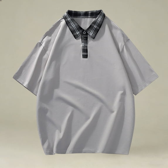 RMGVDSD Mens Golf Polo Shirts Casual Loose Fit Collared Short Sleeve T Shirt For Spring Summer Polo Shirts For Men Classic Fit Shirt Stylish Shirts