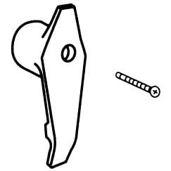 93426 Easy Grip Handle Kit, 1 Handle Tub/Shower,Vandal Proof Chrome