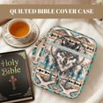 thumbnail image 7 of FOR U DESIGNS Navajo Wolf Ethnic Tribel Pattern Bible Cover Quilted Protective Church Organizer Holder Bag Large Capacity Church Bag Bible Protective Christian Bible Accessories, 7 of 7
