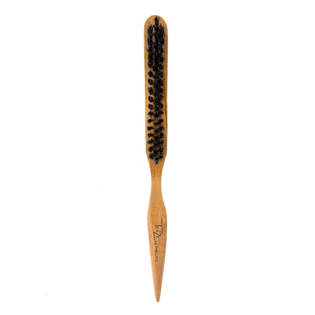 Phillip Brush Teaze Ultimate Cepillo para desenredar y desenredar Cepillo de pelo ergonómico de madera cóncavo ligero
