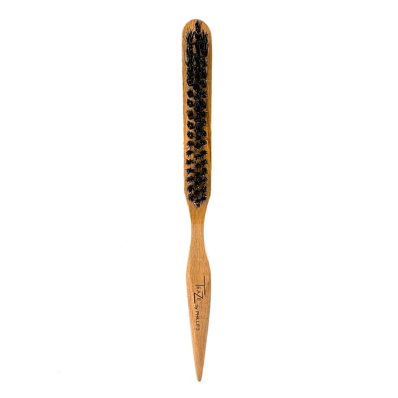 Phillip Brush Teaze Ultimate Cepillo para desenredar y desenredar Cepillo de pelo ergonómico de madera cóncavo ligero