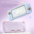 thumbnail image 6 of GeekShare Silicone Protective Case for Switch Lite Slim Cover with 2PCS Thumb Grips Mikko Cat Mousse, 6 of 9