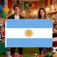 thumbnail image 5 of QuanTara Football Fan Flag 35.43x59.06in Large, Vibrant Soccer Banner for Game Day Decor, Themed Party & Bar Supplies, Durable Nylon Sport Celebration Banner, 5 of 6