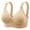 27-Khaki, variant on YWDJ Bras for Women Plus Size Back Closures Lounge Bras No Wires Bras Adjustable Straps Full Coverage Push up Hollow Bras Padded Plus Size Comfortable Wide Strap Bras Wrap Bras Khaki 2XL