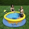 thumbnail image 2 of JLeisure Bee Spray 12010 5 Foot x 16.5 Inch Inflatable Above Ground Kids Swimming Pool, 2 of 6