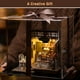 thumbnail image 2 of Kit de casa de muñecas en miniatura Rolife Coffee Shop con luces LED, 2 of 7