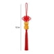 thumbnail image 3 of Juego de 4 adornos Feng Shui para Año Nuevo | Borlas colgantes rojas con nudo y monedas para la buena suerte y la riqueza | Decoración para puerta, pared y coche para la fiesta de Año Nuevo chino, 3 of 7