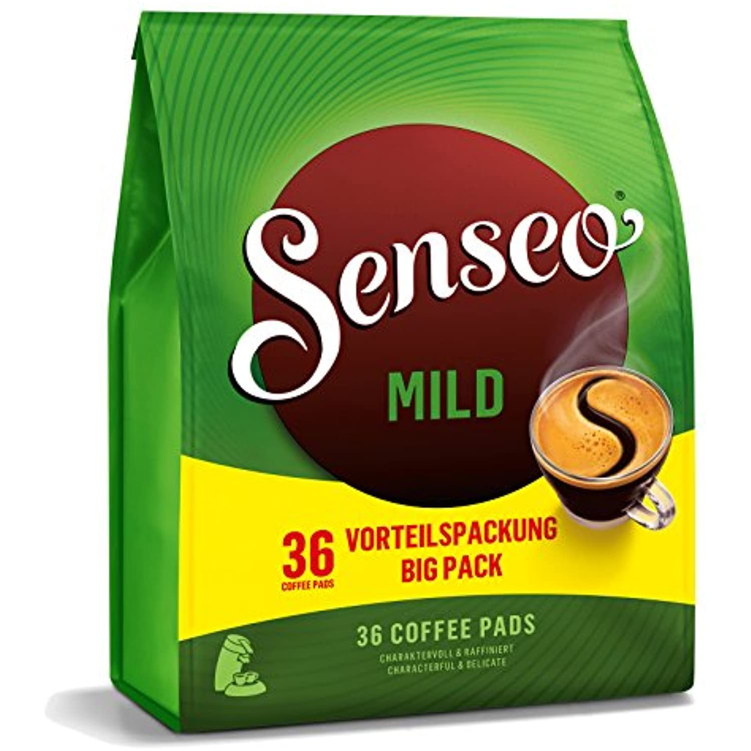 Senseo Coffee Pods 36 Pods Different Flavor (Senseo Mild Roast (36