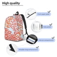 thumbnail image 4 of Yiaed Corals Print Backpack, Premium Laptop Backpack, Travel Backpack for Women, Lightweight Backpacks, Comfortable Back Pack-Medium, 4 of 7