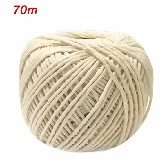 ACDANC 21ft Cooking Tools Butcher's Cotton Twine Meat Barbecue Tie String Meats