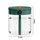 thumbnail image 3 of Humidificador USB portátil con pantalla de humedad - 2L Quiet Cool Mist para dormitorio, oficina, plantas - blanco, rosa, verde, 3 of 6