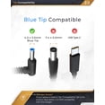 thumbnail image 2 of 19.5V 65W 45W UL Listed 14Ft Long HP Smart Blue Tip AC Adapter for Many Models Including X360 Pavilion, Envy, Spectre, Elitebook, ProBook, Stream, and More Laptop Power-Supply Charger Cord, 2 of 5