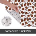 thumbnail image 6 of Fuzoiu Football Print Door Mat Outdoor Indoor Welcome Mats, Front Doormat,Flannel Non Slip Durable Entrance Rugs for Front Door, Inside Outside Entry, Porch, Resist Dirt,16x24in, 6 of 7