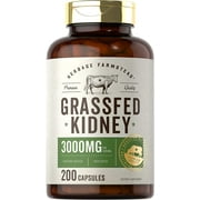 Grassfed Beef Kidney | 3000mg | 200 Capsules | by Herbage Farmstead