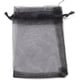 thumbnail image 2 of 100 bolsas de organza para regalo con cordón, ideales para joyería, bodas, fiestas y Navidad. Color negro. Medidas: 12 x 9 cm., 2 of 4