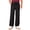 Black, variant on RICHCOIN Men's Pants Elastic Waist Drawstring Casual Trouser Lightweight Straight-Legs Loose Beach Pants with Pockets