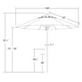 thumbnail image 3 of California Umbrella Grove Market Olefin Patio Umbrella, Multiple Colors, 3 of 4