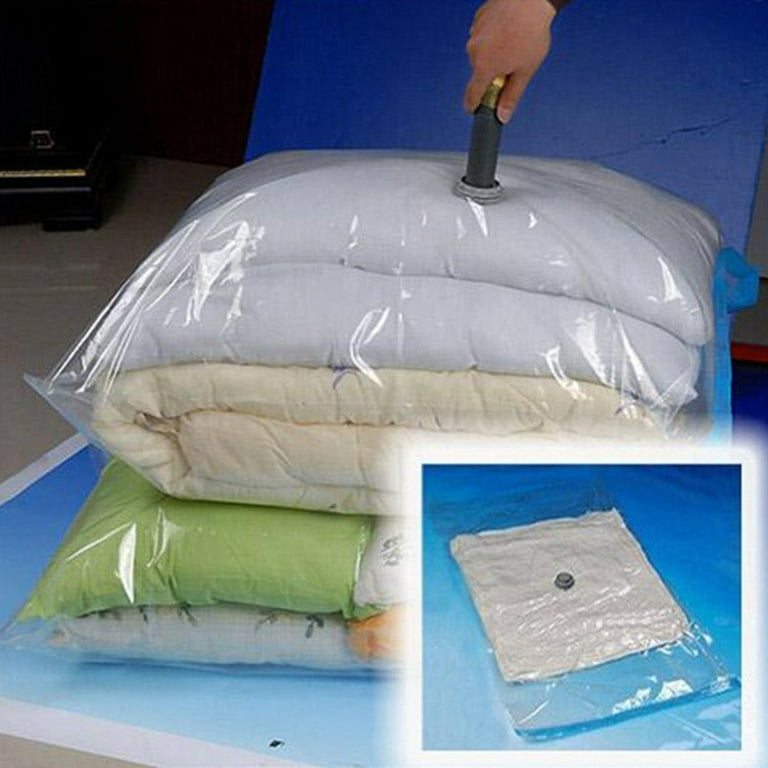 Decor Store Vacuum Seal Space Saver Storage Bag Compressed Clothes Blankets  Organizer Bag 