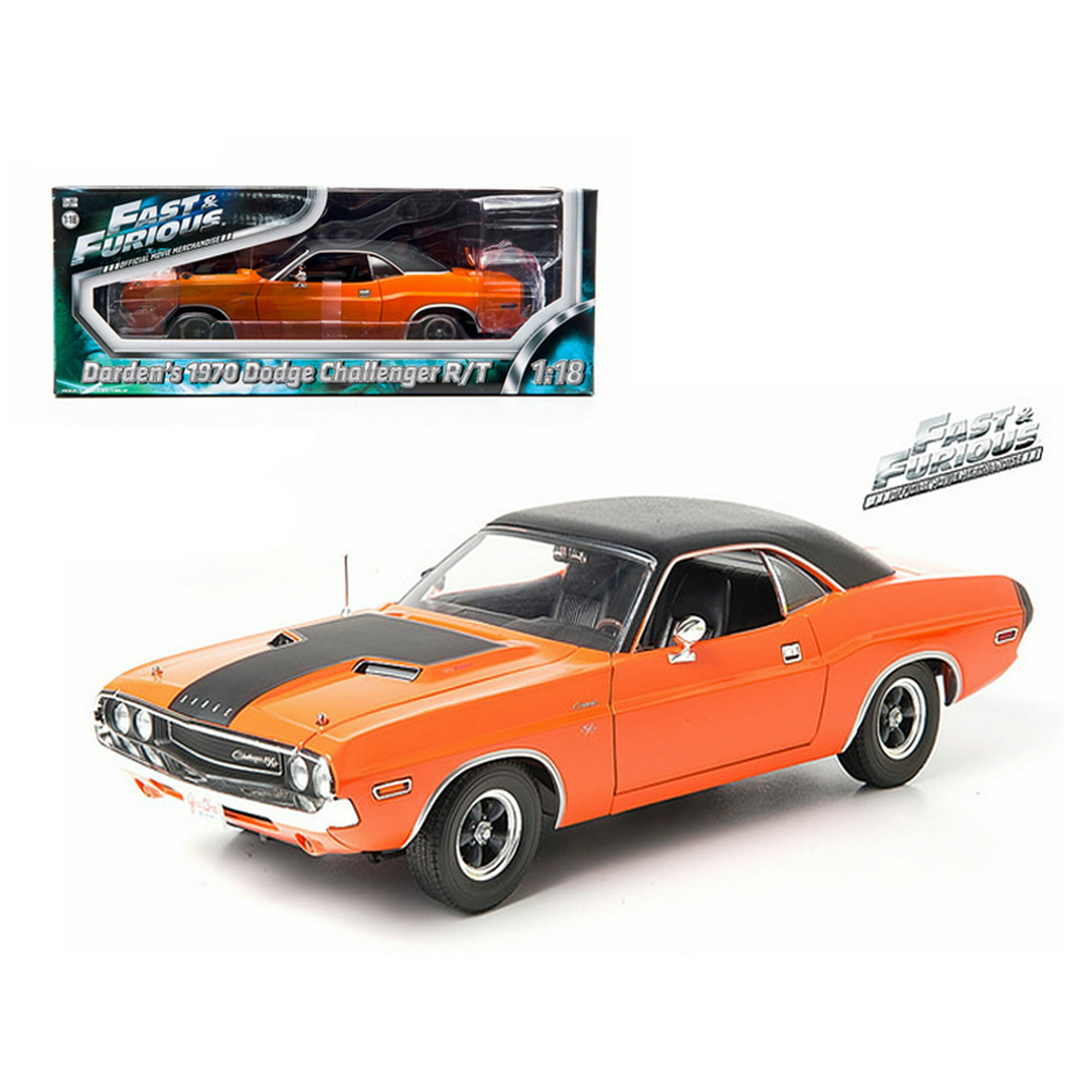 Greenlight 1970 Darden's Dodge Challenger R/T Orange Fast