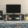 thumbnail image 4 of Asal 47" Modern Metal Wood TV Stand for 55 inch TV Bendire White, 4 of 5