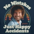 thumbnail image 3 of Teelocity Bob Ross No Mistakes Just Happy Accidents Retro Graphic T-Shirt, 3 of 4