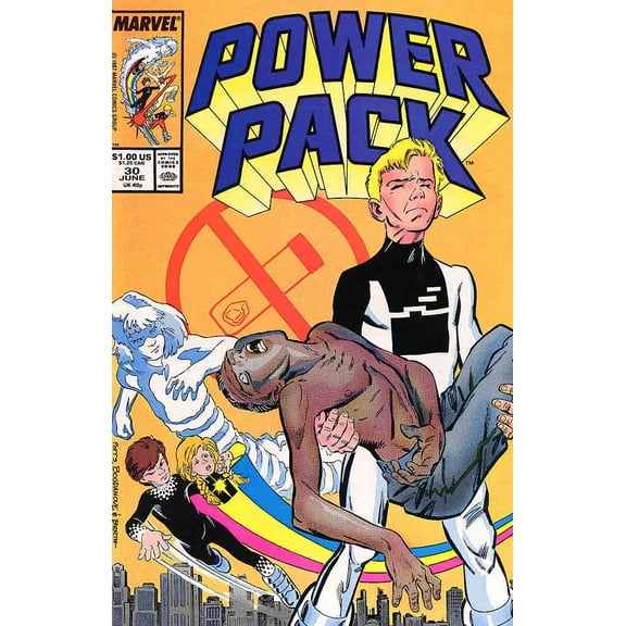 Power Pack #30 VF ; Marvel Comic Book