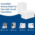 thumbnail image 4 of Almohadillas aromáticas de repuesto para humidificador LEVOIT LV600S, paquete de 16, 4 of 6