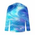 thumbnail image 5 of Maqroz Sun Protection Shirts for Men Plus Size Ice Silk Breathable Shirt Long Sleeve Crew Neck Top Summer Athletic Casual Sport Tops Fashion Lightweight Water Wave Texture Outfits, 5 of 5